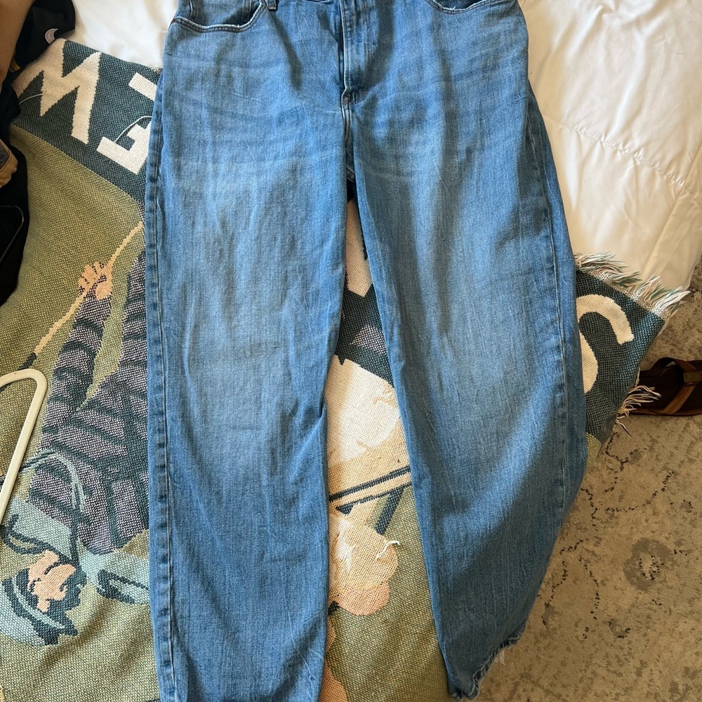 Abercrombie & Fitch Blue Straight Leg Jeans